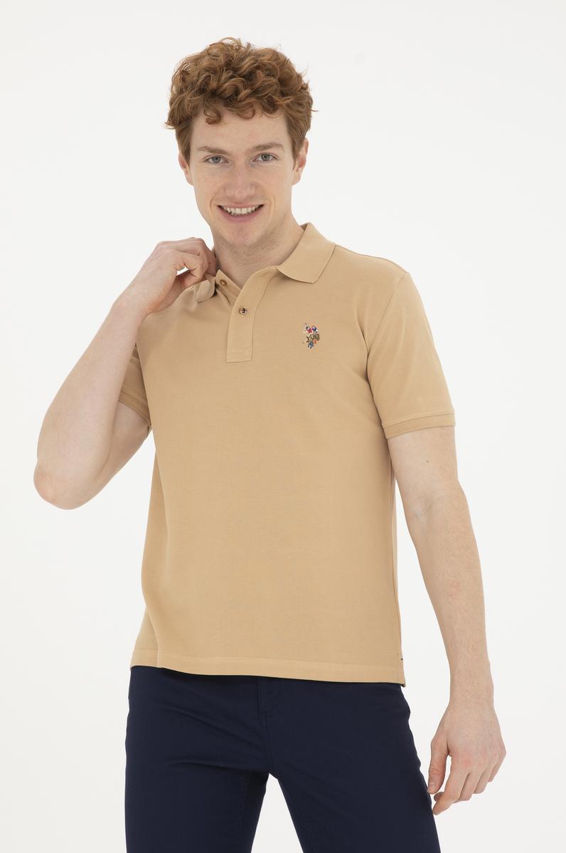 Erkek Camel Basic Tişört