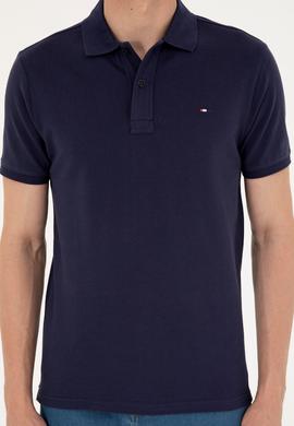 Erkek Lacivert Basic Tişört - 50279613097