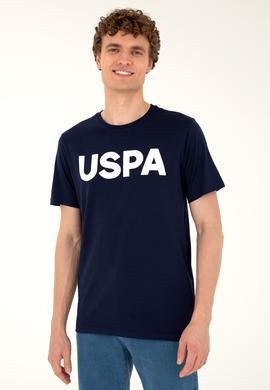 Erkek Regular Fit Bisiklet Yaka Lacivert Basic Tişört - 50279620149