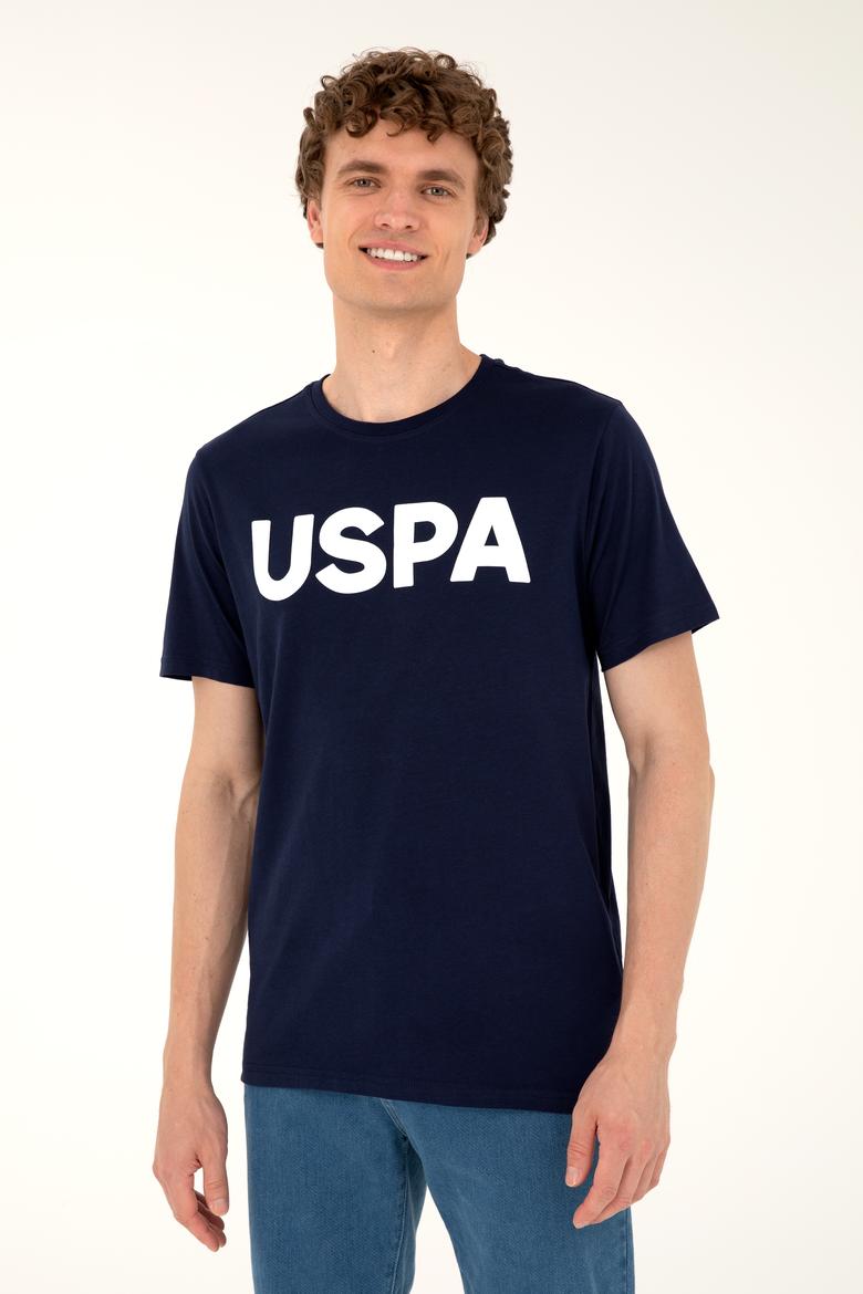 Erkek Regular Fit Bisiklet Yaka Lacivert Basic Tişört