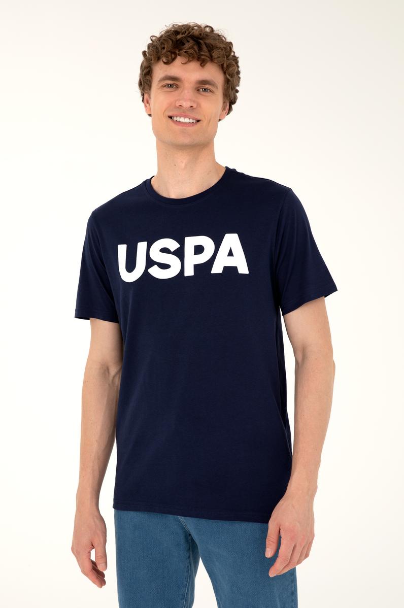 Erkek Regular Fit Bisiklet Yaka Lacivert Basic Tişört