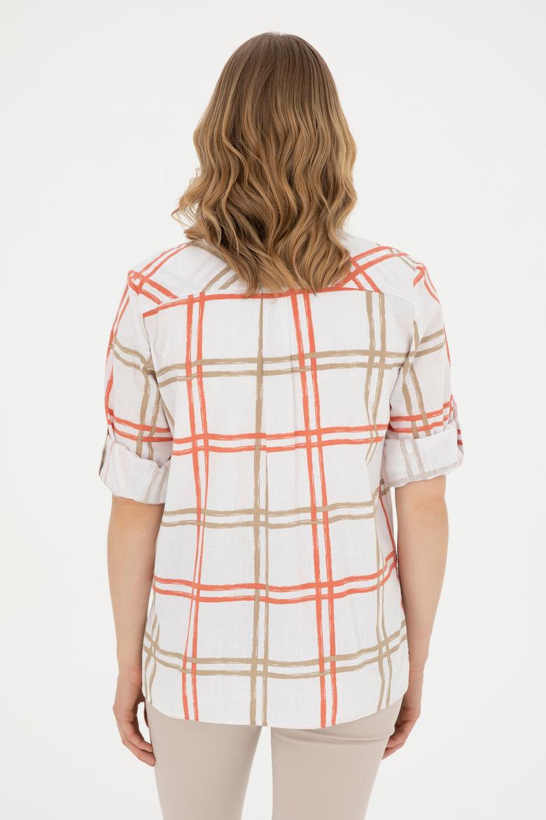 Kadın Açık Haki Uzun Kollu Gömlek - 50289132013