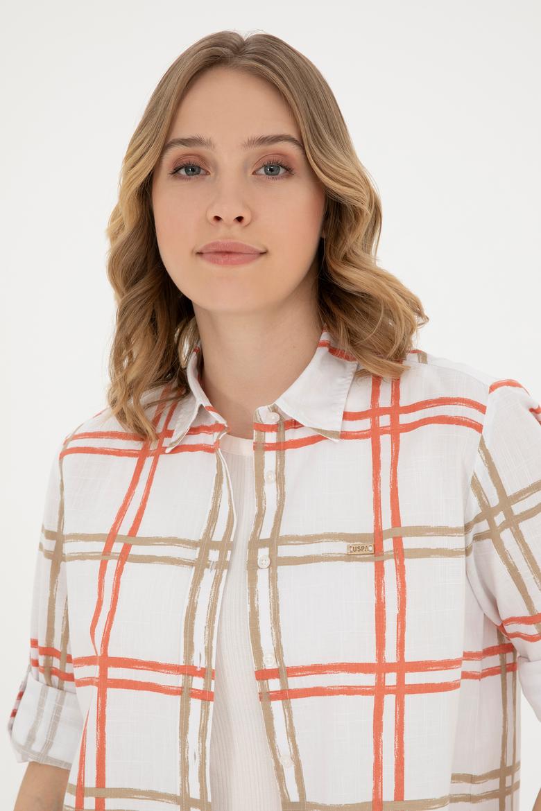 Kadın Açık Haki Uzun Kollu Gömlek - 50289132013