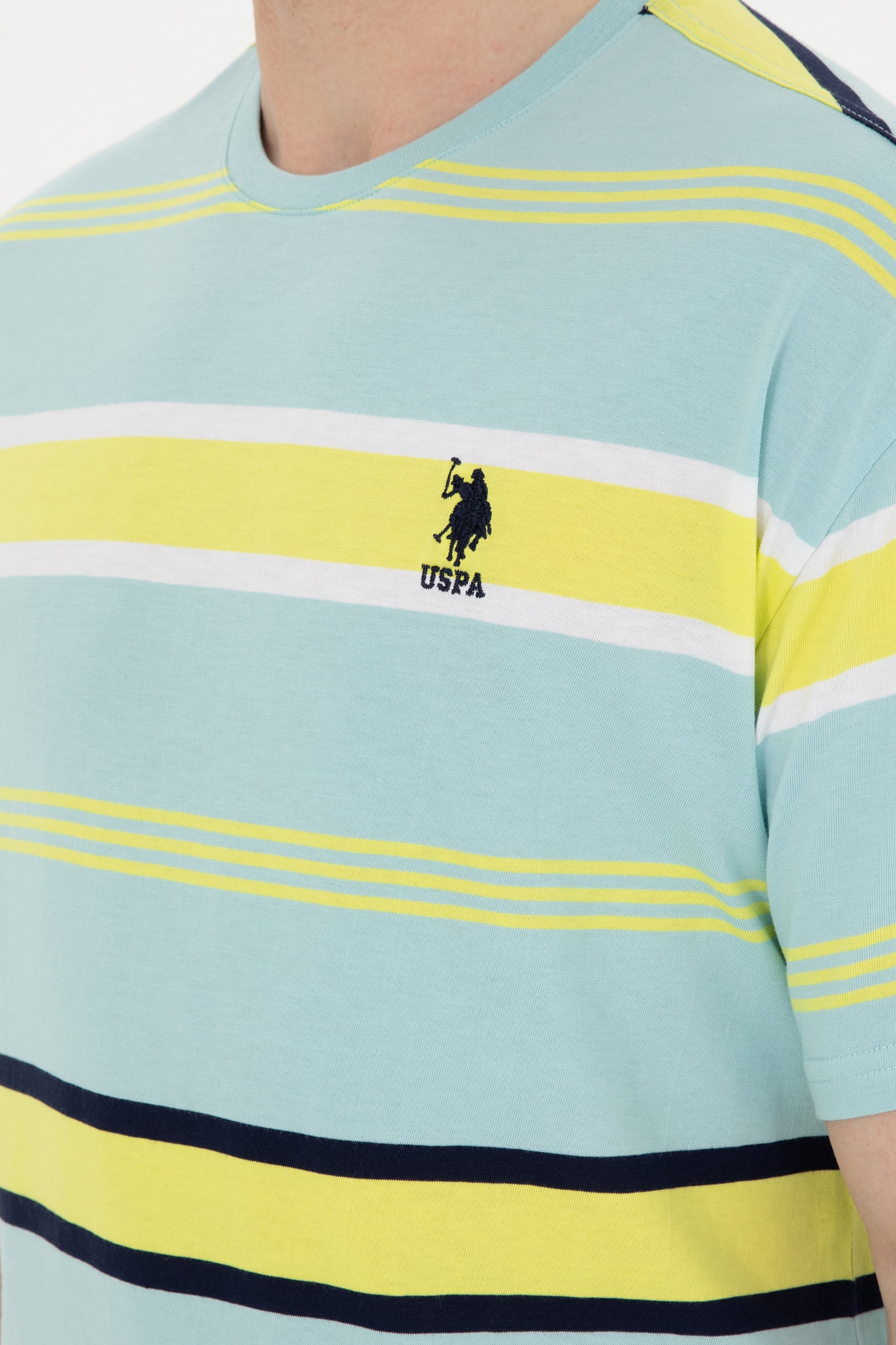 تی شرت یقه گرد آستین کوتاه ریلکس یقه گرد مردانه یو اس پولو | U.S. Polo Assn. - تصویر 7