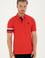 Erkek Regular Fit Polo Yaka Kırmızı Tişört