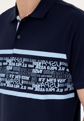 Erkek Regular Fit Polo Yaka Lacivert Tişört - 50287101008