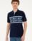 Erkek Regular Fit Polo Yaka Lacivert Tişört