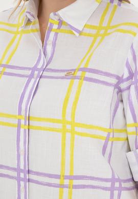 Kadın Fıstık Yeşili Uzun Kollu Gömlek - 50289132003