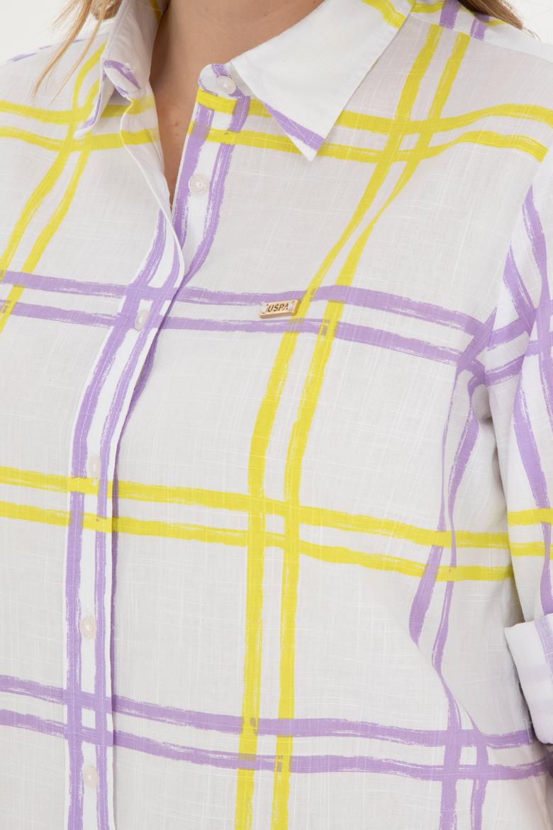 Kadın Fıstık Yeşili Uzun Kollu Gömlek - 50289132003