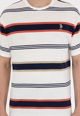 Erkek Comfort Fit Bisiklet Yaka Kırmızı Tişört - 50287038006