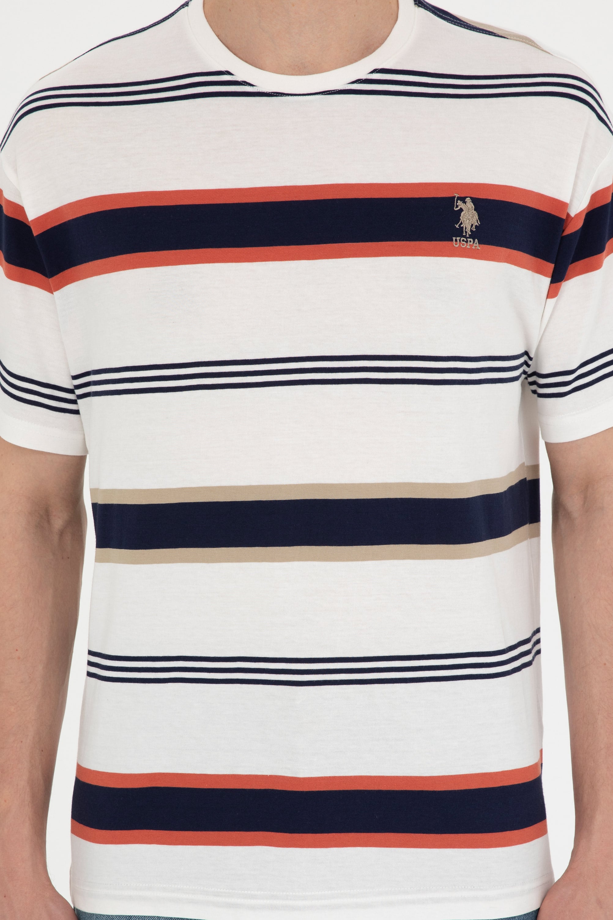 تی شرت یقه گرد آستین کوتاه ریلکس یقه گرد مردانه یو اس پولو | U.S. Polo Assn. - تصویر 6