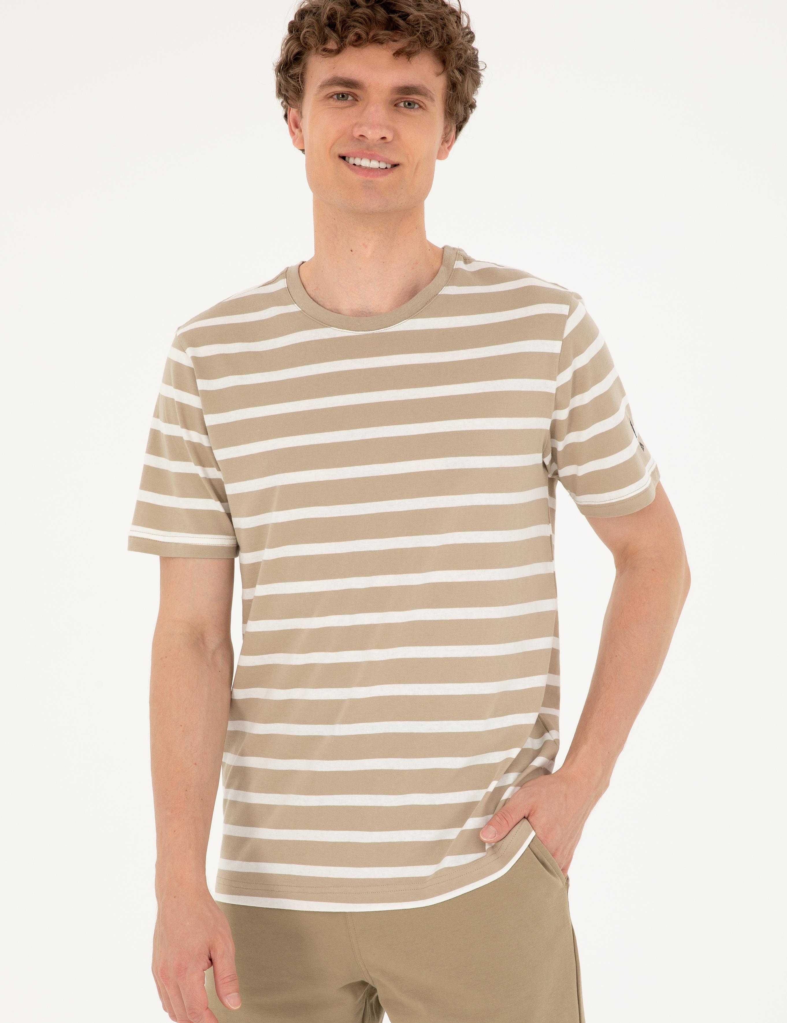 تی شرت یقه گرد آستین کوتاه رگولار یقه گرد مردانه یو اس پولو | U.S. Polo Assn. - تصویر 3