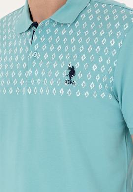 Erkek Regular Fit Polo Yaka Mint Tişört - 50288482038