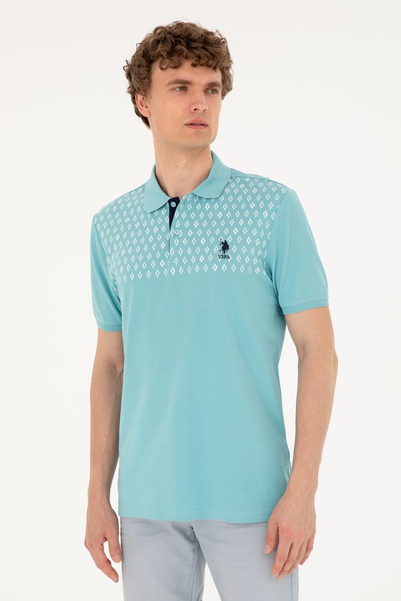 Erkek Regular Fit Polo Yaka Mint Tişört