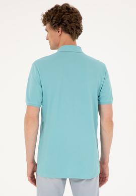 Erkek Regular Fit Polo Yaka Mint Tişört - 50288482038