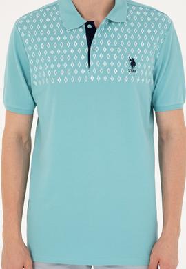 Erkek Regular Fit Polo Yaka Mint Tişört - 50288482038