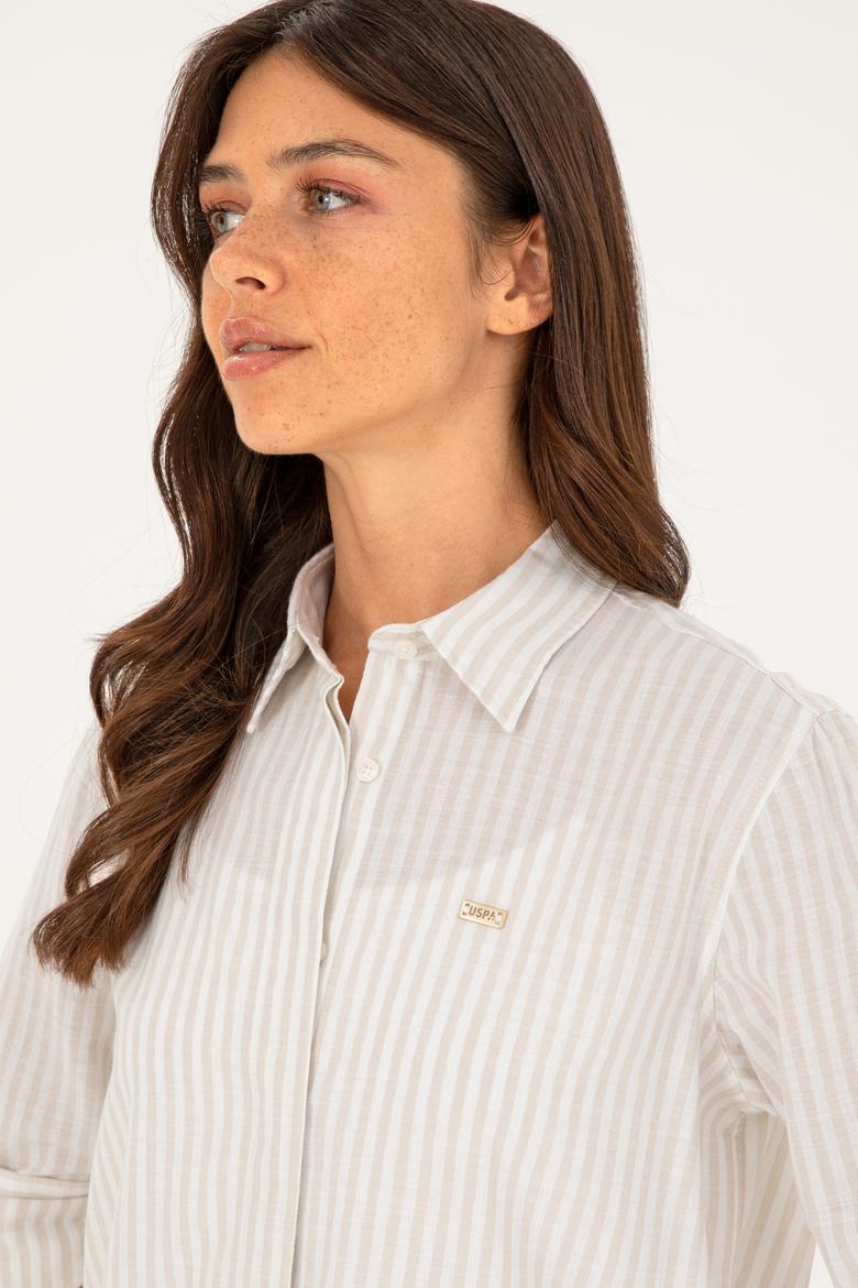 Kadın Taş Uzun Kollu Gömlek - 50289063035