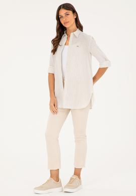 Kadın Taş Uzun Kollu Gömlek - 50289063035