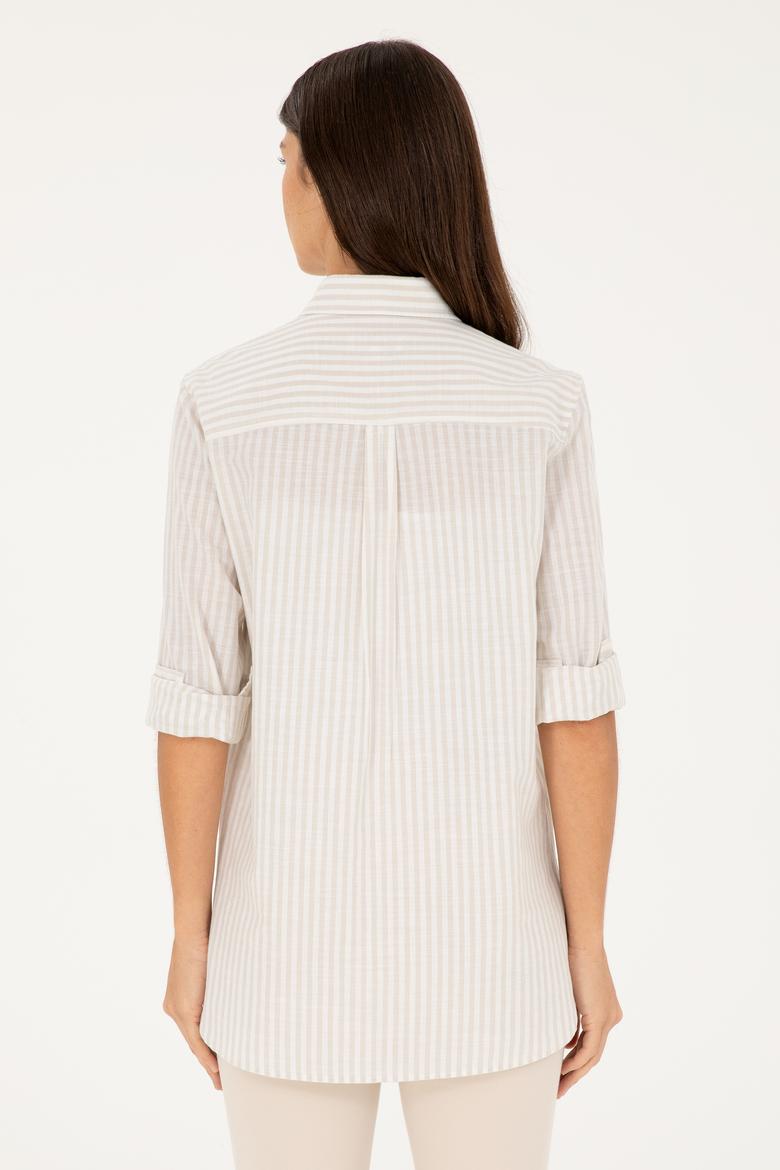 Kadın Taş Uzun Kollu Gömlek - 50289063035