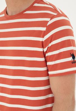 Erkek Regular Fit Bisiklet Yaka Pudra Tişört - 50287043026