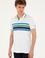 Erkek Regular Fit Polo Yaka Beyaz Tişört