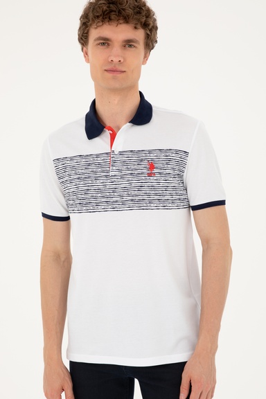 Erkek Regular Fit Polo Yaka Lacivert Tişört