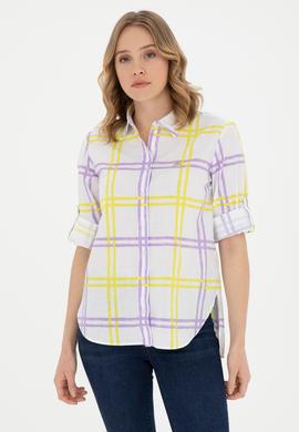 Kadın Fıstık Yeşili Uzun Kollu Gömlek - 50289132003