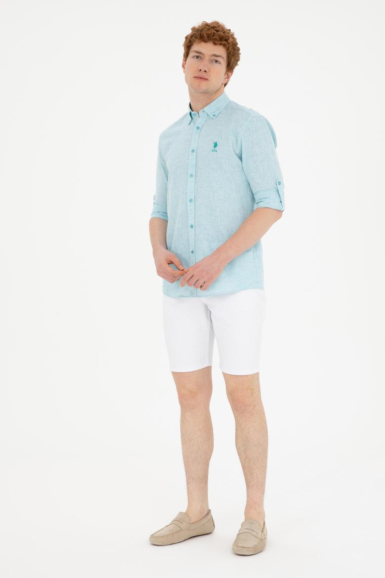 Erkek Beyaz Jean Şort - 50288956001