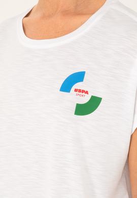 Kadın Beyaz Bisiklet Yaka Tişört - 50284353006