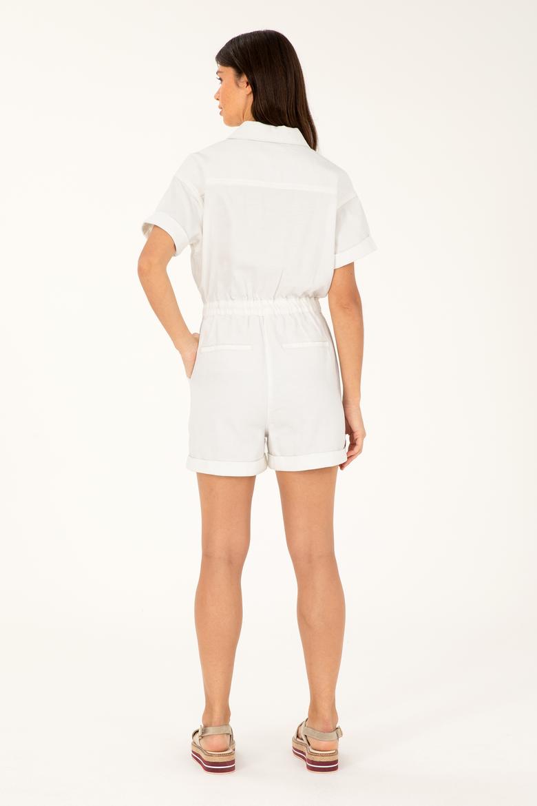 Kadın Çok Renkli Jean Tulum - 50288514013