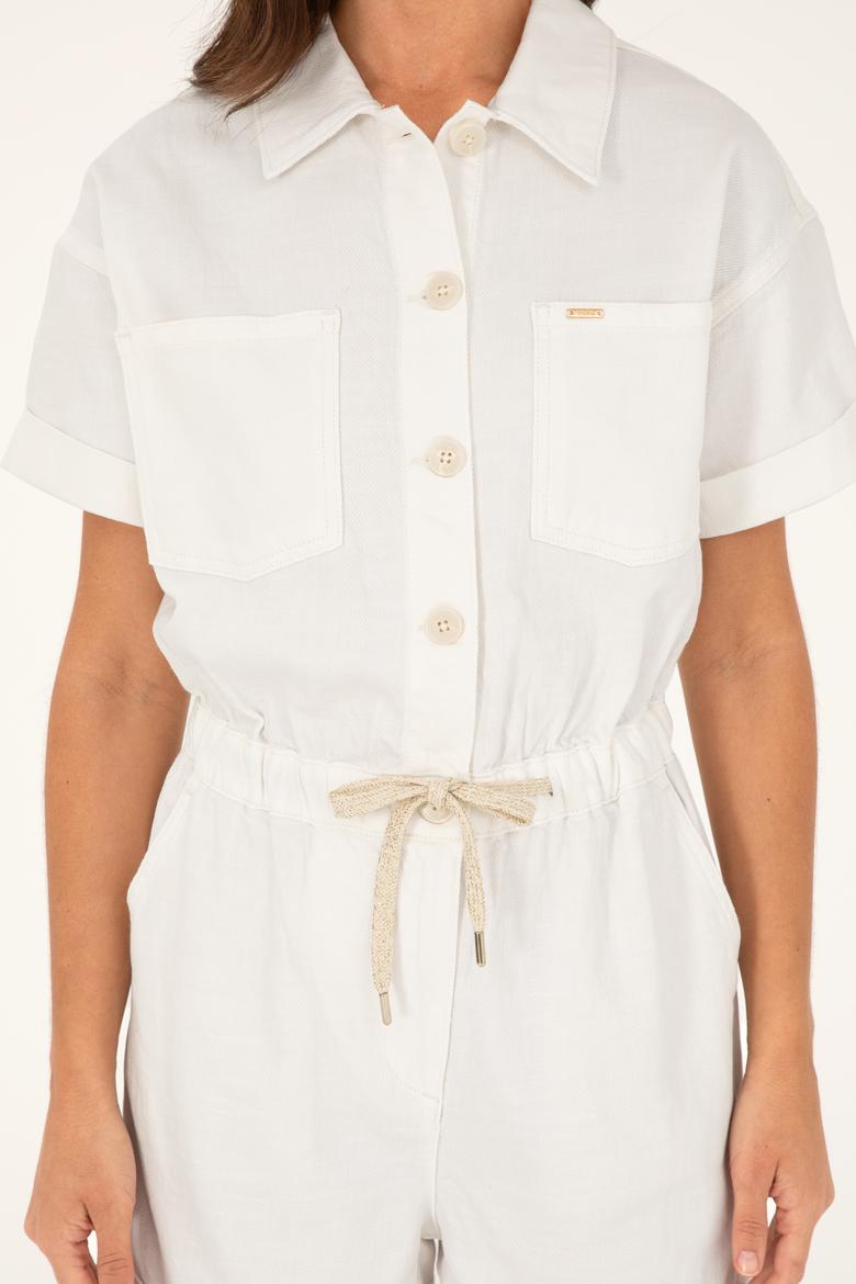 Kadın Çok Renkli Jean Tulum - 50288514013