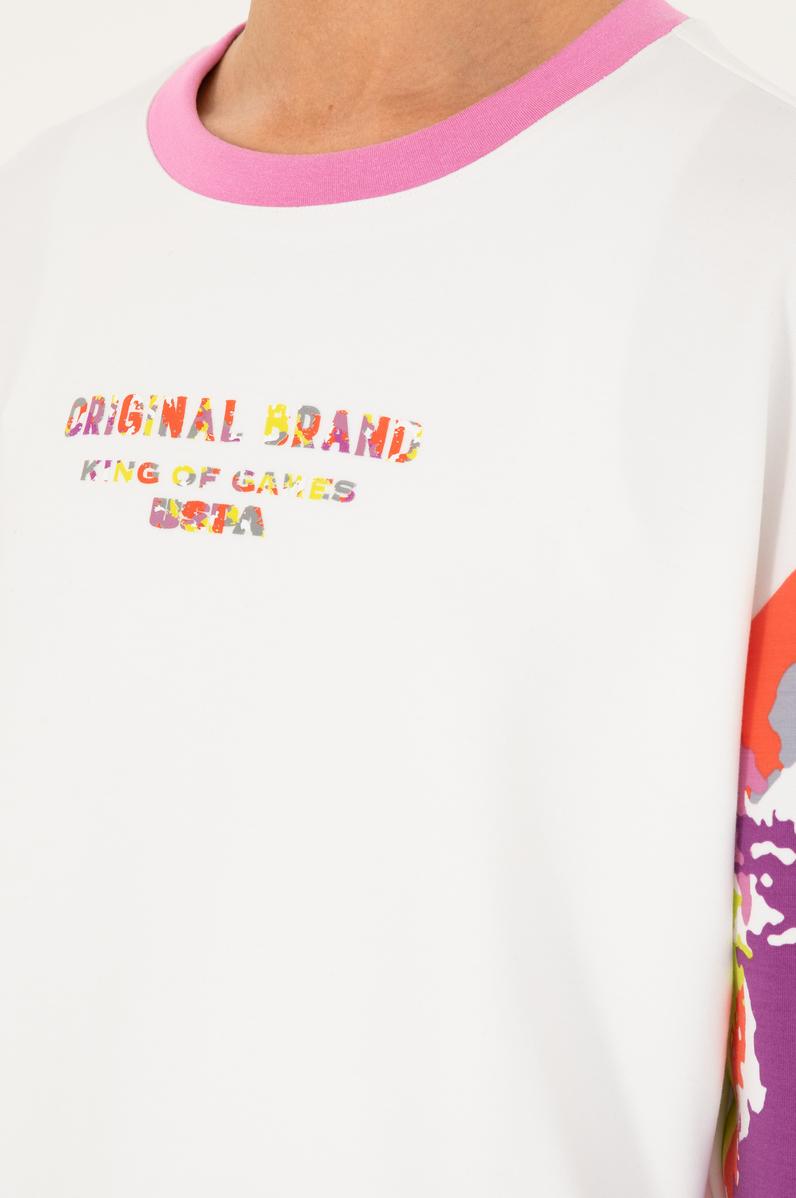 Kadın Beyaz Sweatshirt