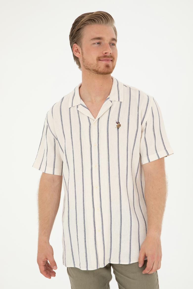 Erkek Lacivert Kısa Kollu Gömlek - 50284236001