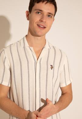 Erkek Lacivert Kısa Kollu Gömlek - 50284236001