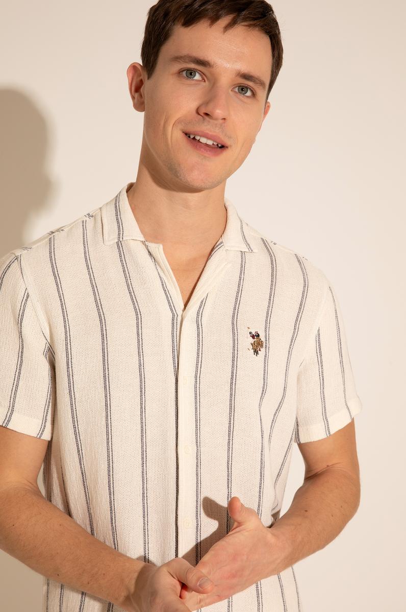 Erkek Lacivert Kısa Kollu Gömlek