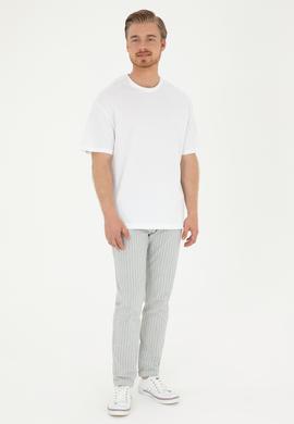 Erkek Açık Mavi Kanvas Pantolon - 50283962099