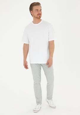 Erkek Açık Mavi Kanvas Pantolon - 50283962099