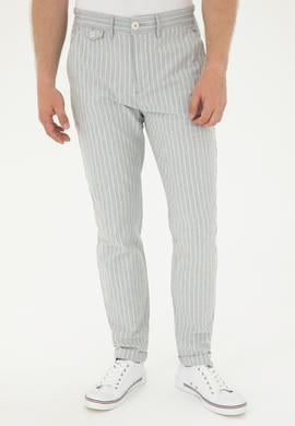 Erkek Açık Mavi Kanvas Pantolon - 50283962099