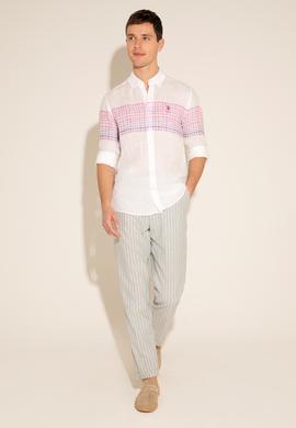 Erkek Açık Mavi Kanvas Pantolon - 50283962099