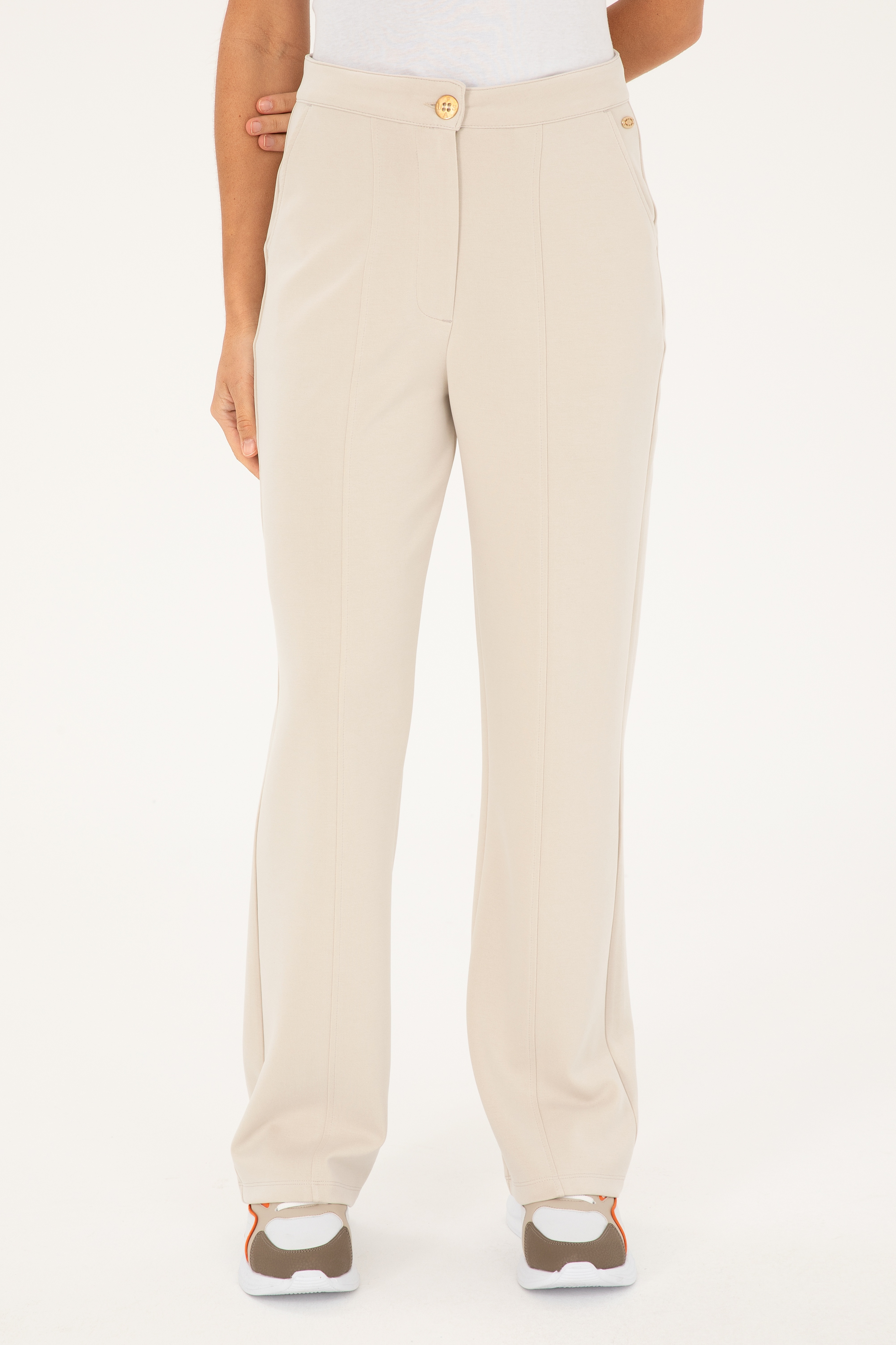 Kadın Taş Örme Pantolon