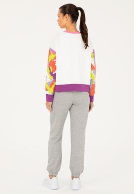 Kadın Gri Melanj Eşofman Altı - 50297068024