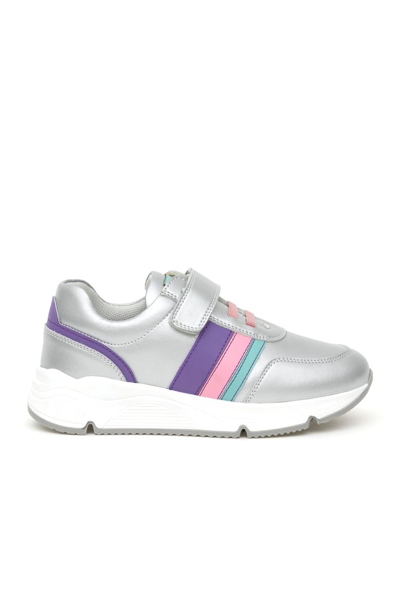 Kız Çocuk Gri Spor Ayakkabı - 50295153019