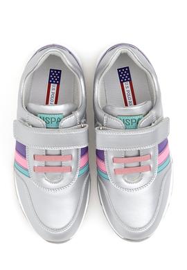 Kız Çocuk Gri Spor Ayakkabı - 50295153019