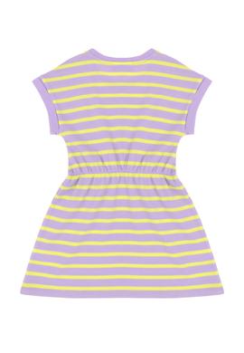 Kız Çocuk Lila Kolsuz Örme Elbise - 50288064017