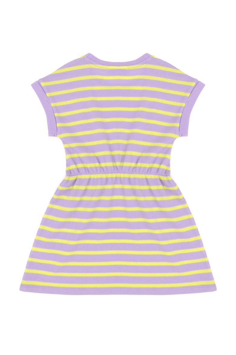 Kız Çocuk Lila Kolsuz Örme Elbise - 50288064017
