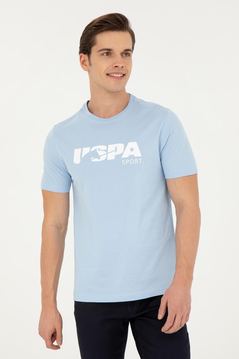 Erkek Açık Mavi Tişört - 50281841036