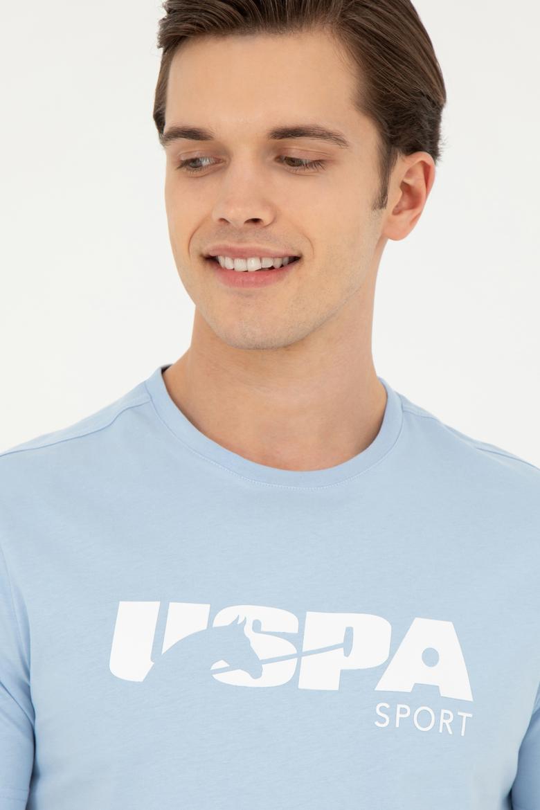 Erkek Açık Mavi Tişört - 50281841036