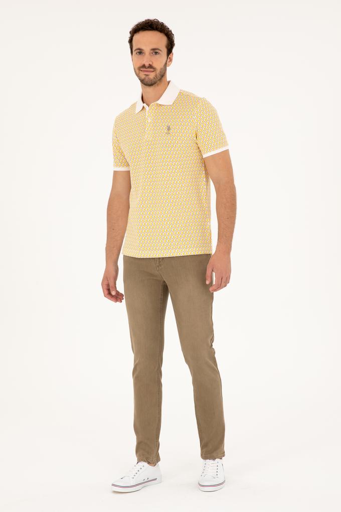 Erkek Açık Haki Jean Pantolon