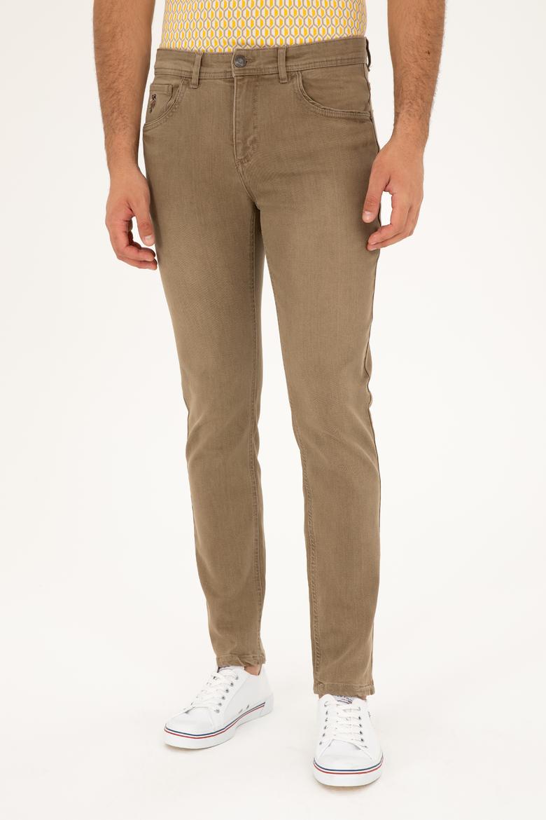 Erkek Açık Haki Jean Pantolon - 50281564080