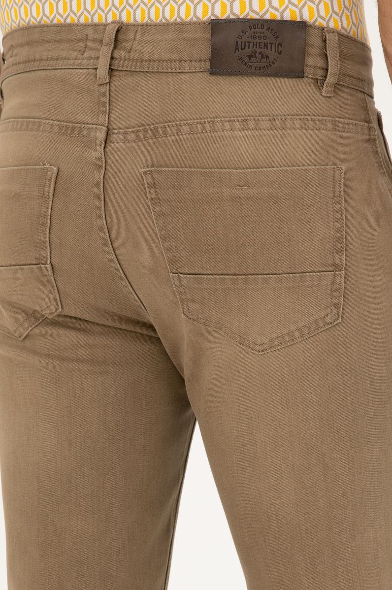 Erkek Açık Haki Jean Pantolon